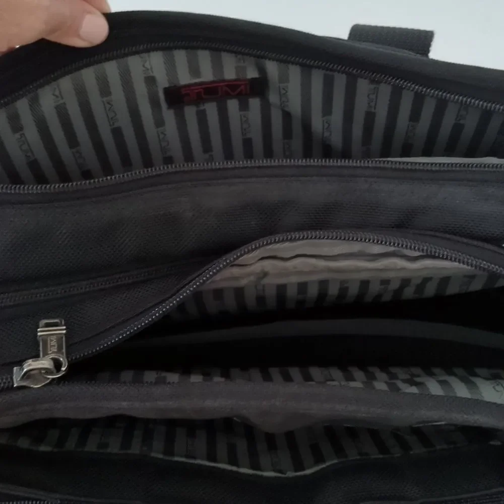 TUMI Alpha Ballistic Nylon Laptop Briefcase Bag